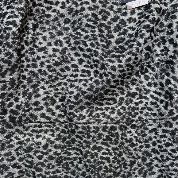 Banana Republic Animal Print Midi Dress - Black and White Size 6 - Picture 5 of 14